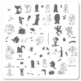Spooky Tunes (CjSH-46) - CJS Medium Stamping Plate